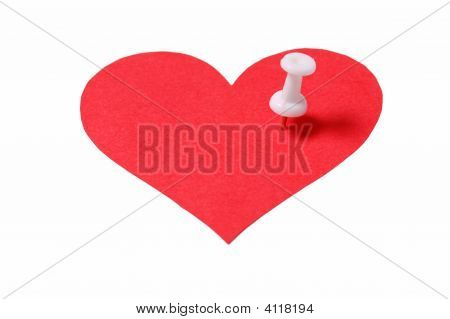 Herz mit pin