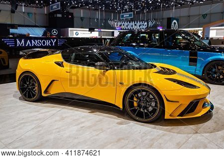 Mansory Lotus Evora Gte Final Edition Sports Car Showcased At The 89th Geneva International Motor Sh