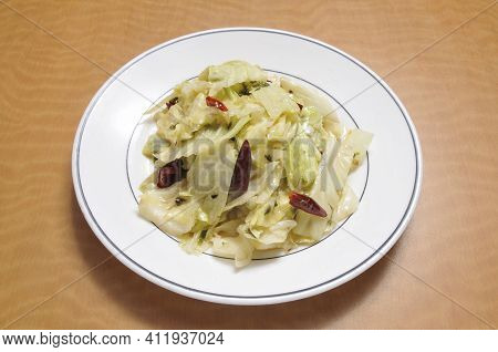 Delicious Chinese Stir Fry Dish Known As Sauerkraut