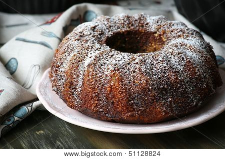 Chocolate Marble Pie Pound Cake