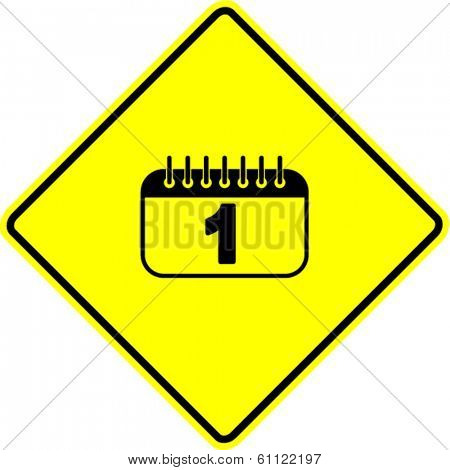 calendar sign