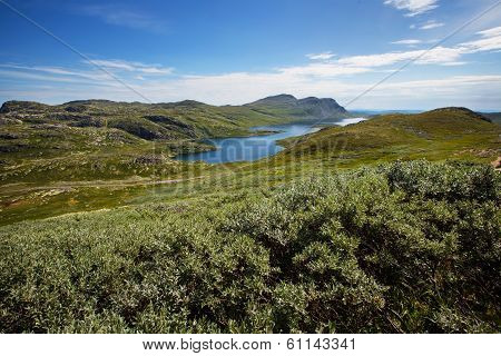 Mountain landscape in Norway