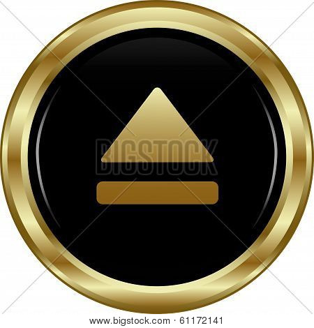 Black Gold Upper Button.