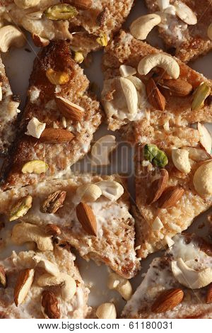 Shahi Tukda (bread With Reduced Milk) Is A Dessert Made With Milk And Sugar Syrup