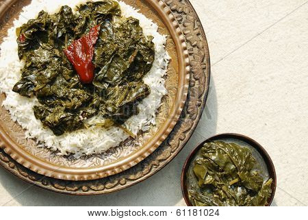 Haak Kashmir Spinach Is Stir-fried Spinach Cooked In A Spices