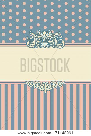 Background Frame Template Vintage Rustic Shabby Chic