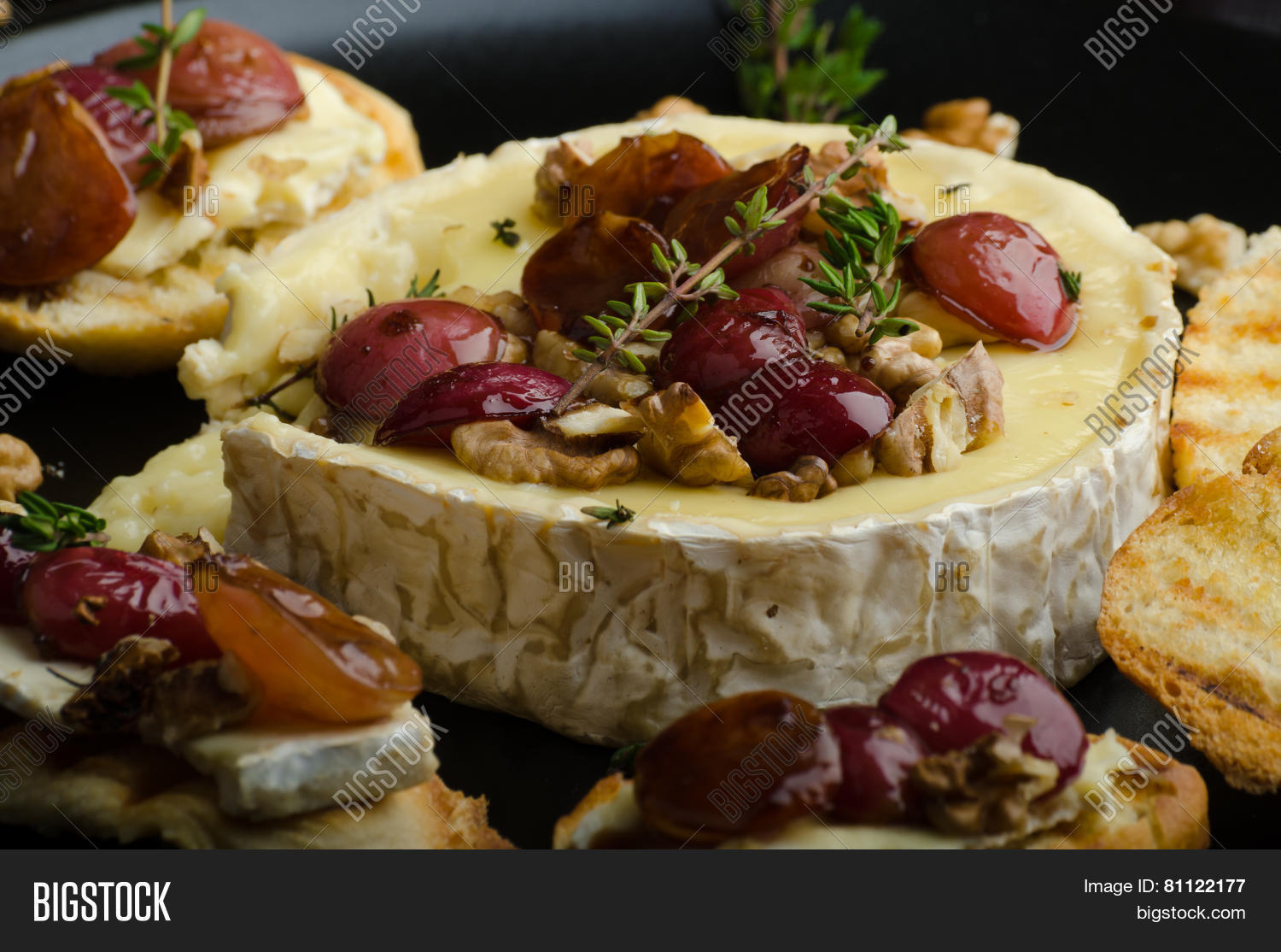 Brie Cheese Baked Nuts Image & Photo (Free Trial) Bigstock