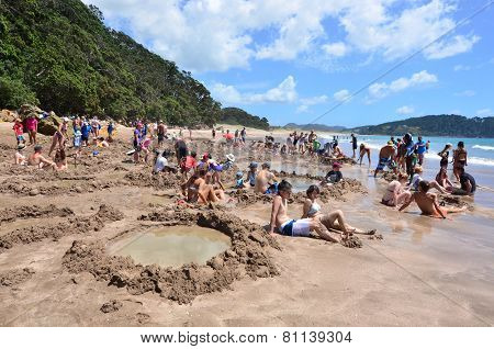 Hot Water Bech - New Zealand