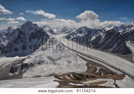 Fedchenko Glacier In Tajikistan