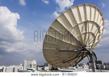 Satellite Dish For Telecommunications