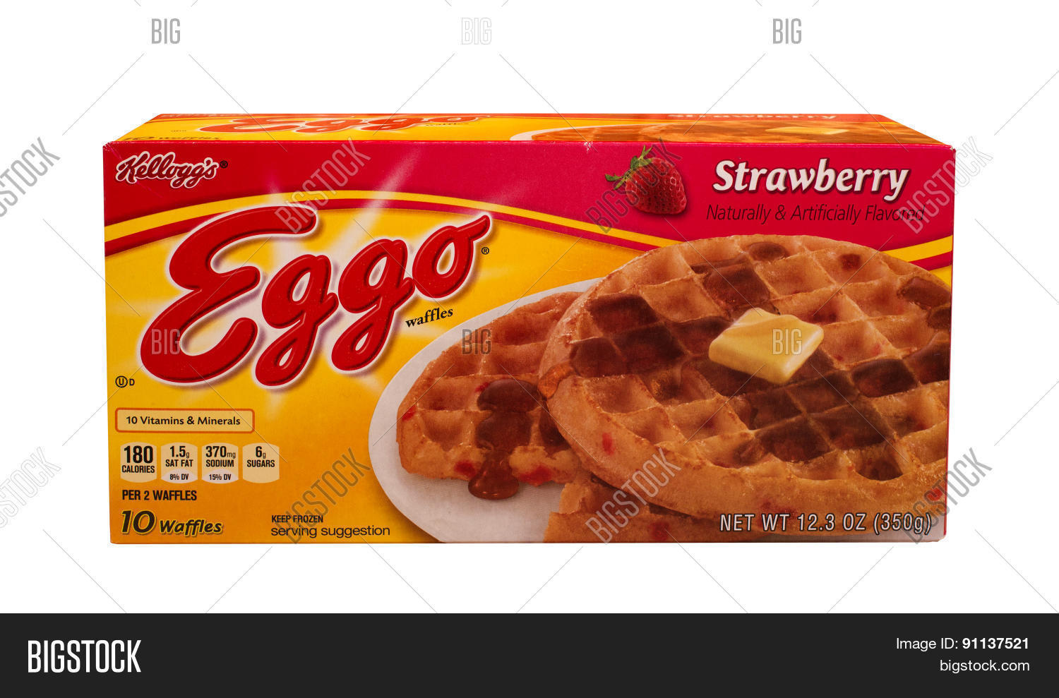 eggo waffles alamy stock photo