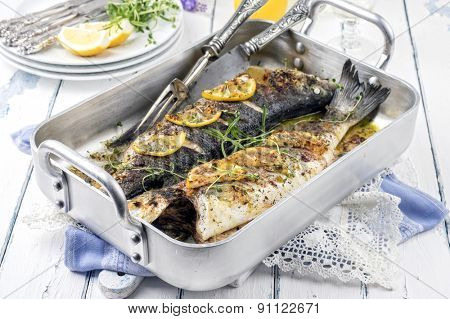 Sea Bass in Casserole