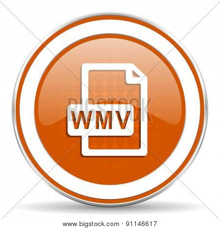 wmv file orange icon 