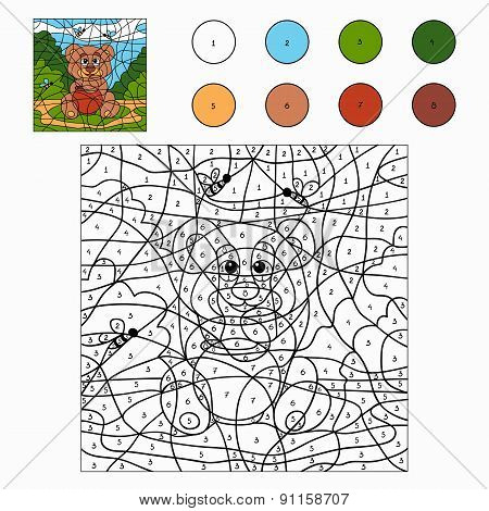 Color By Number (bear)