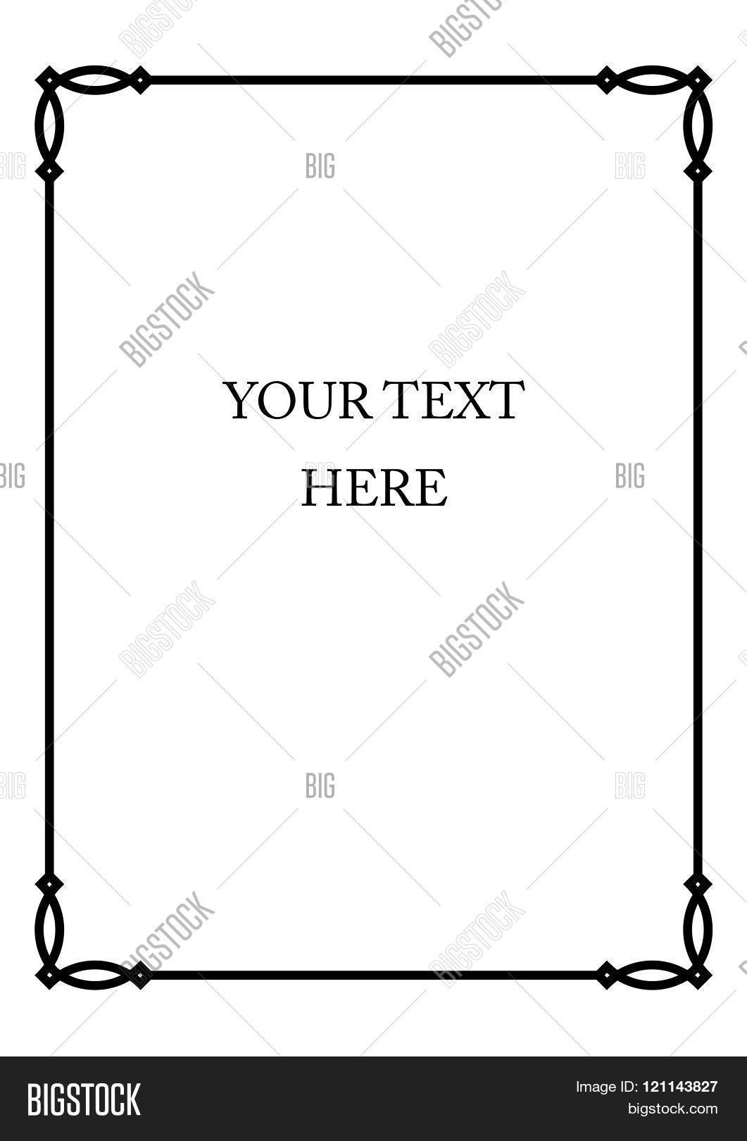 Border Frame Plaque Vector & Photo (Free Trial) Bigstock
