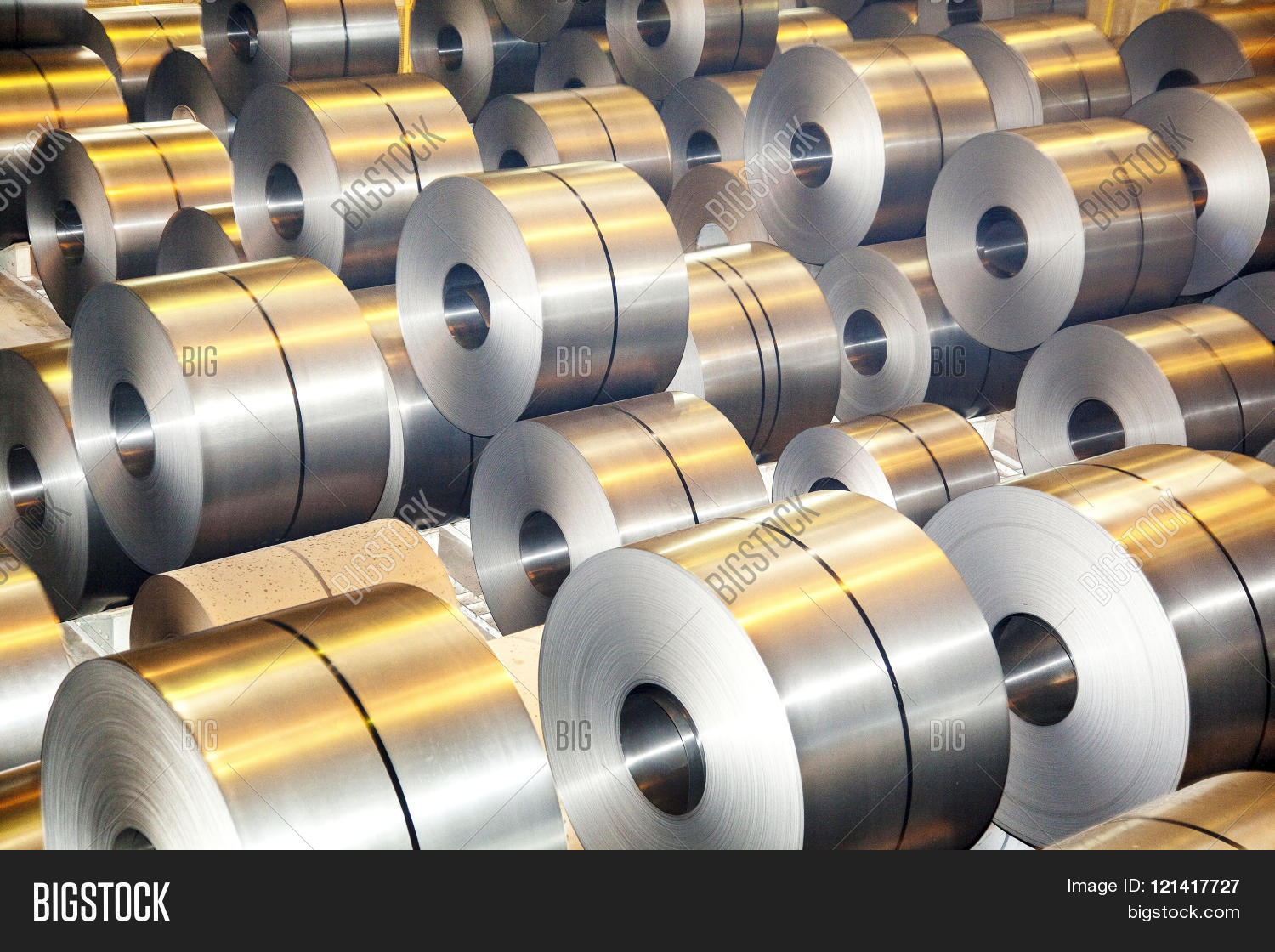 Rolls Galvanized Steel Image & Photo (Free Trial) Bigstock