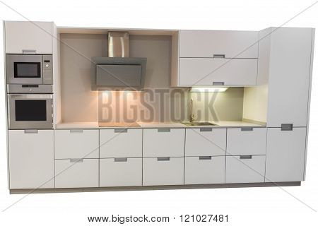 kitchen furniture isolated on a white background