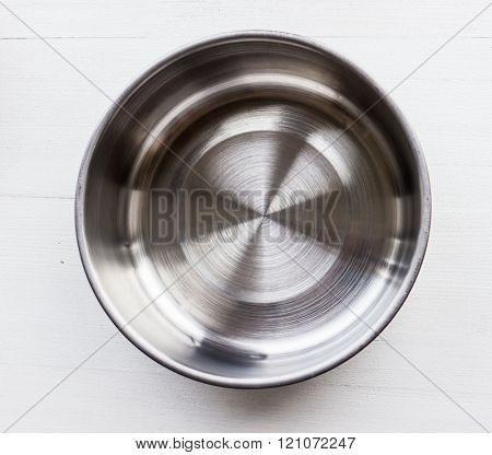 The silver Metal object and background.