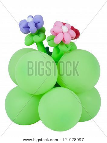 Decorative bunch of balloons