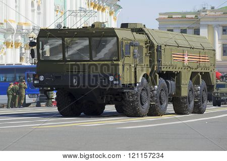Launcher MZKT-7930 missile complex 