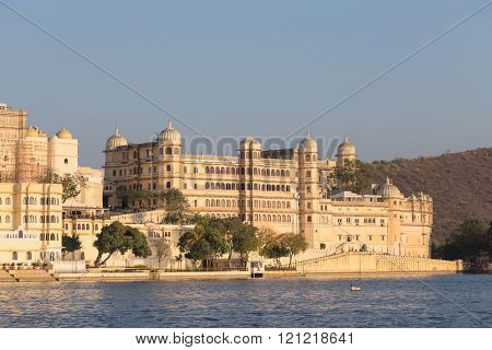 Udaipur City Palace in Rajasthan state of India