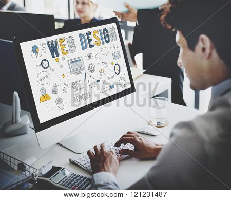 Web Design Technology Browsing Programming Concept