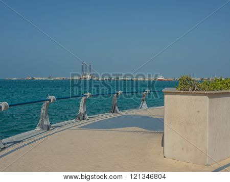 the Promenade of abu Dhabi in the uae