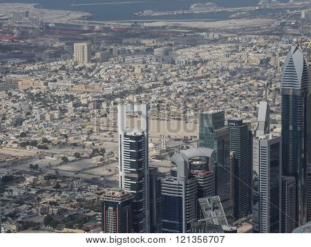 the City of Dubai in the united arabian emirates