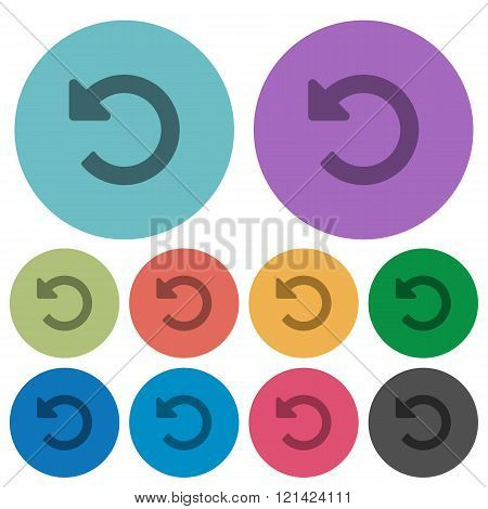 Color Undo Changes Flat Icons