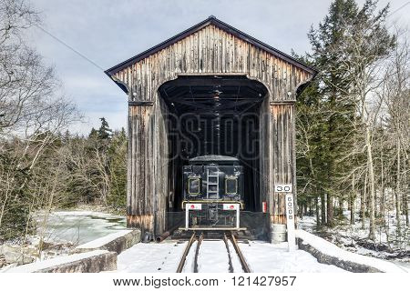 New Hampshire Covered Railroad Bridge