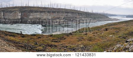 Rapids In Canyon Rivers.