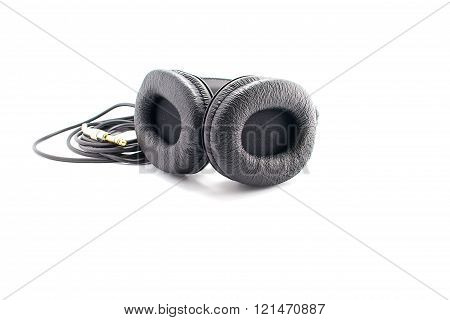 Headphones On White Background