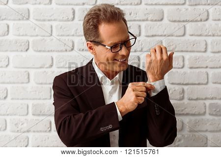 Handsome Middle Aged Businessman