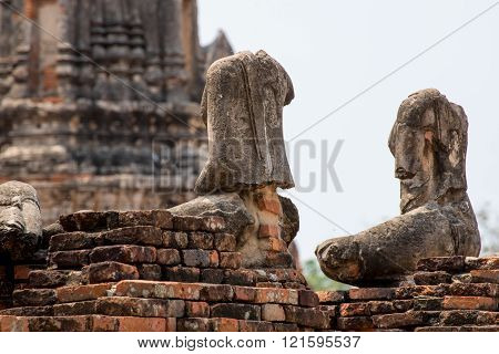 Headless Statues Of Buddha, Ayutthaya