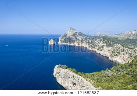 Cape Formentor And The Mediterranean Sea.