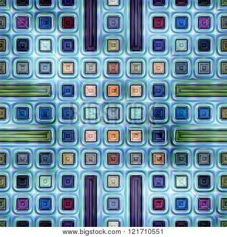 Seamless texture of abstract shiny colorful crystal