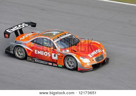 세 팡, 말레이시아-6 월 21 일: The Eneos SC430 슈퍼 GT 국제 시리즈 R에서 행동에서 (6) 자동차