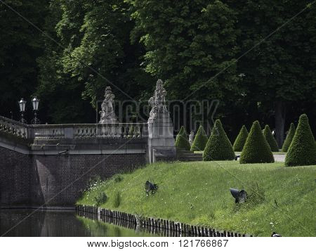 the Castle and the park of nordkirchen