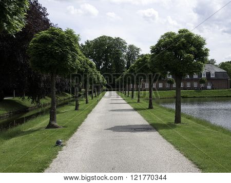 the Castle and the park of nordkirchen