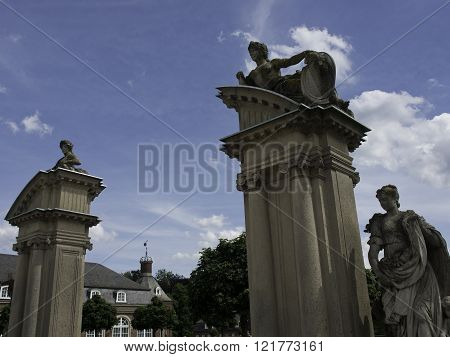 the Castle and the park of nordkirchen