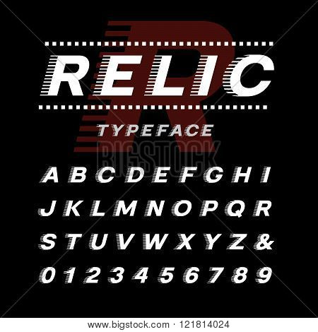 Italic Font. Vector Vector & Photo (Free Trial) | Bigstock