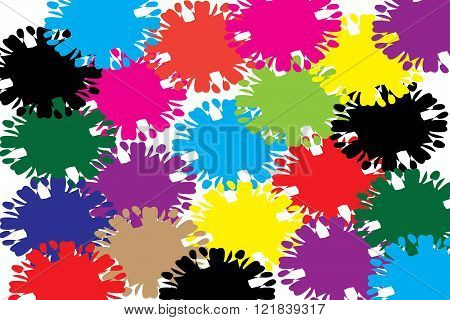 colorful background design for background or wallpaper.