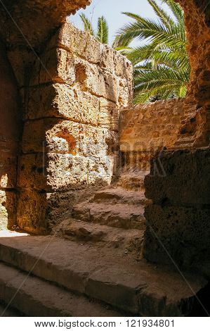 Carthago (Carthage) ruins of capital city of the ancient Carthaginian civilization. UNESCO World Heritage Site. Tunis Tunisia.