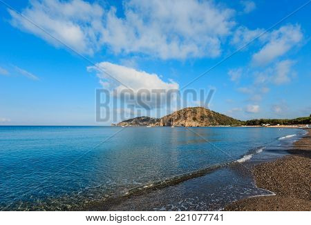 Beautiful Tyrrhenian sea coastline landscape. Cilento and Vallo di Diano National Park, Salerno, Italy