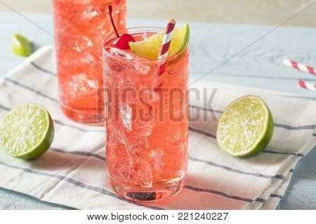 Sweet Homemade Cherry Limeade