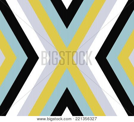 Seamless abstract background with rhombuses. Infinity geometric pattern.  Seamless geometric pattern. Vector illustration.