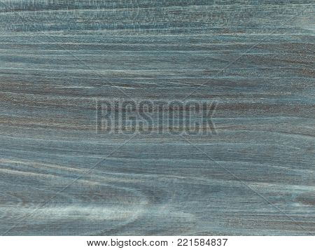 Wooden board moored into nautical blue. Wooden surface with old natural pattern or old wood texture table.  Grunge surface,  vintage timber texture background