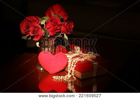Background for St. Valentine Day, good for greeting card.