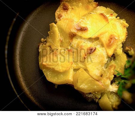 Roast potatoes with ground meat (minced meat) - delicious meal