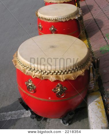 Large Chinese Drums